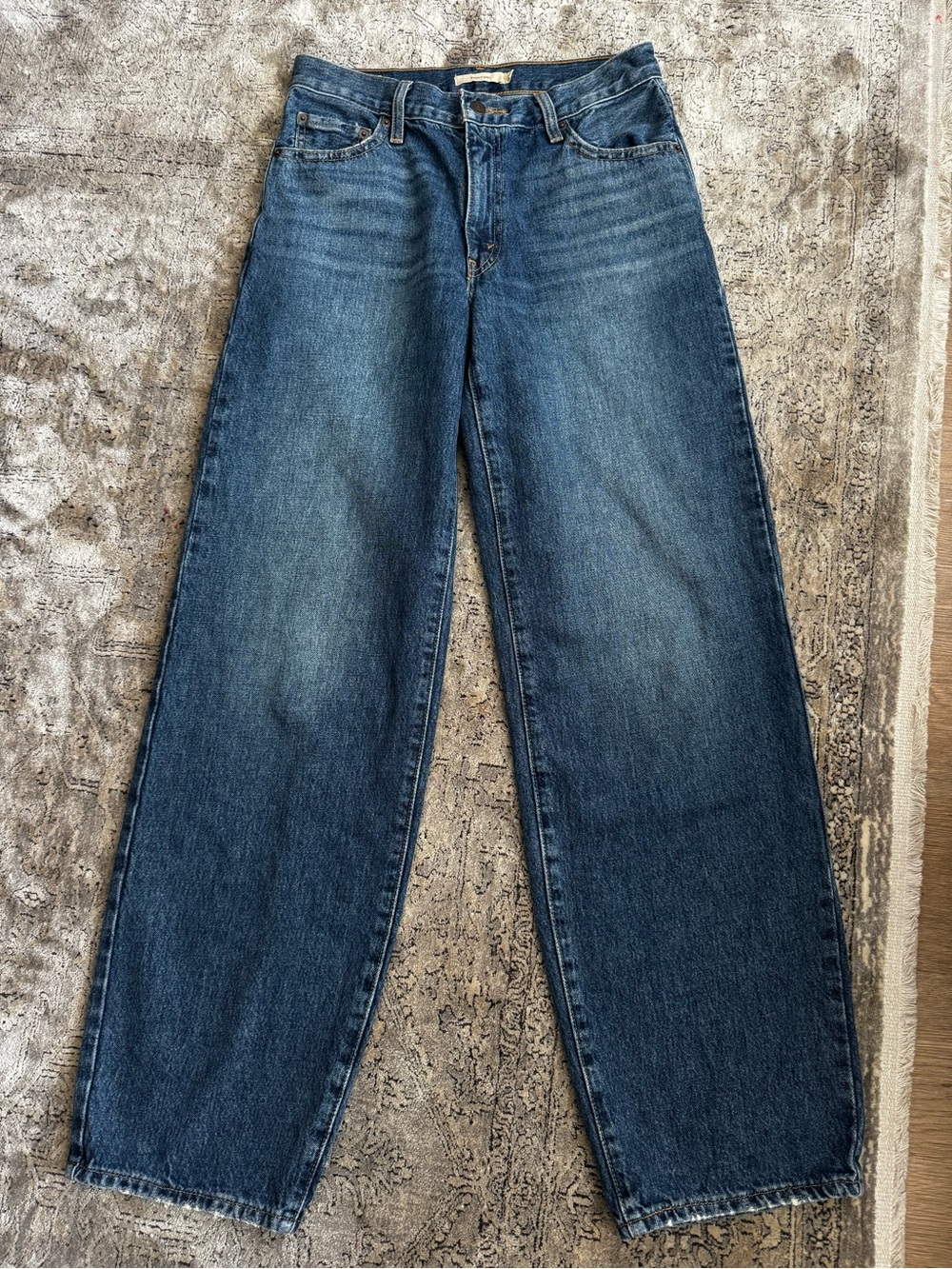 Levi's Women's Straight-Leg Jeans in Blue Wash